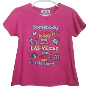 New York New York 3T Girls Las Vegas T-shirt